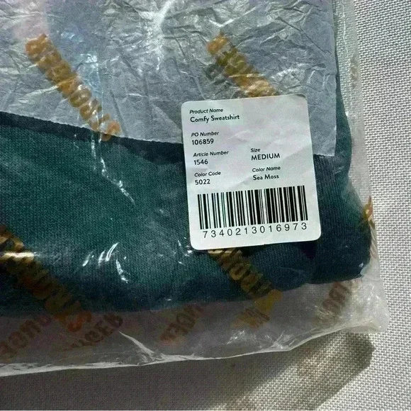 NWT Stronger Comfy Sweatshirt Loose Fit Sea Moss Size Medium - Picture 3 of 4